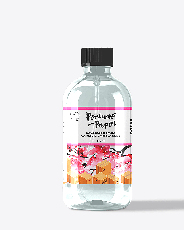 DOCES MAGNÓLIAS 500 ml - REFIL Perfume para Caixa e Embalagens - Perfume para Papel