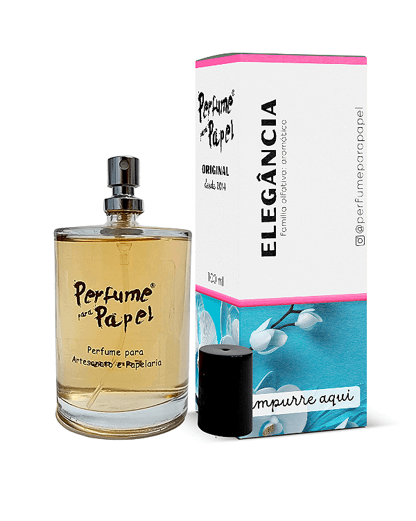 ELEGÂNCIA 100 ml - MEGA Perfume para Artesanato e Papelaria - Perfume para Papel