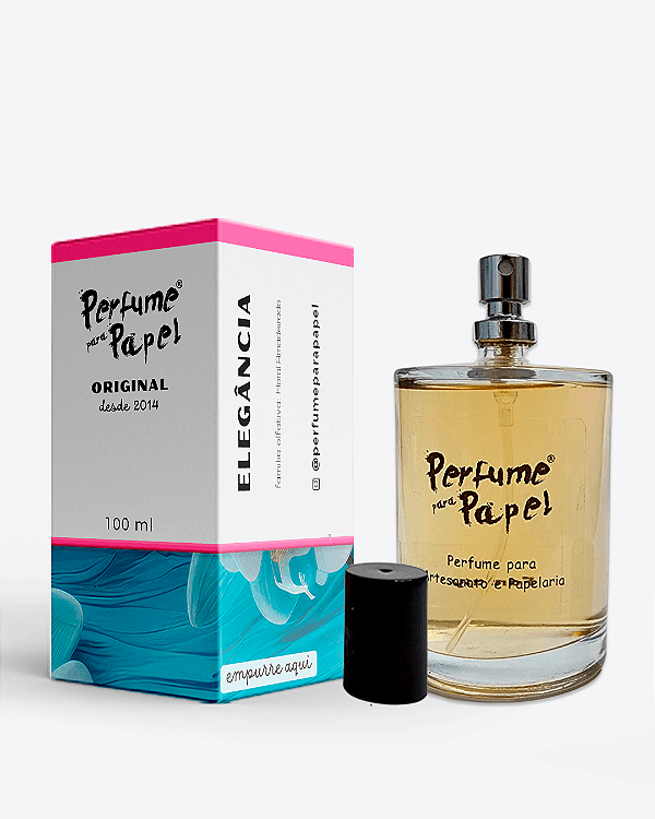 ELEGÂNCIA 100 Ml - MEGA Perfume Para Artesanato e Papelaria - Perfume para Papel
