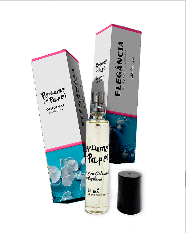 ELEGÂNCIA 30 ml - Perfume para Artesanato e Papelaria - Perfume para Papel