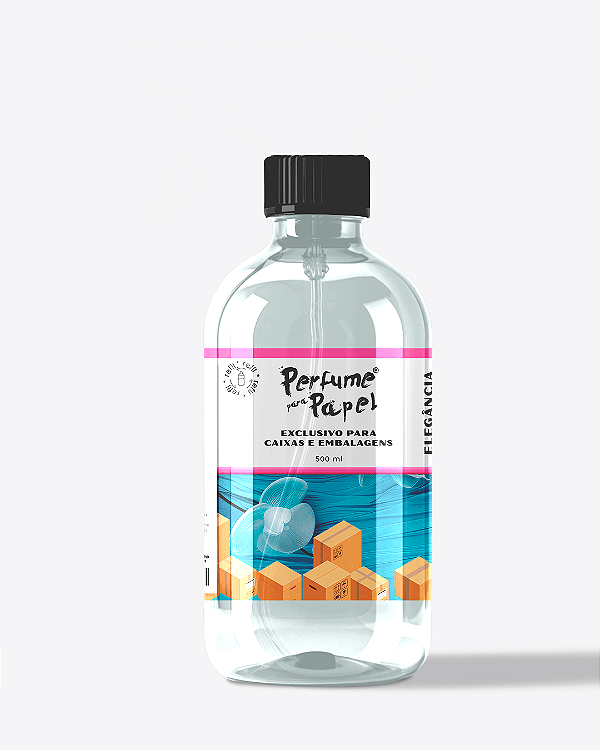 ELEGÂNCIA 500 ml - REFIL Perfume para Caixa e Embalagens - Perfume para Papel