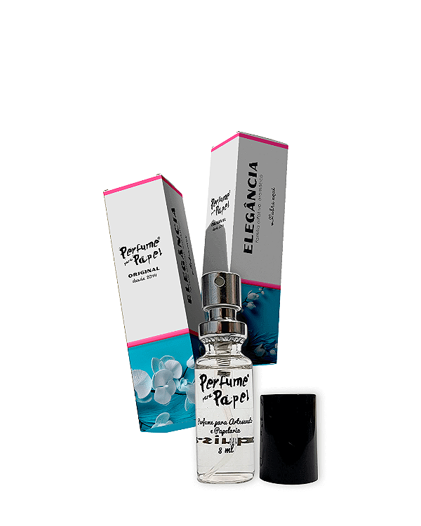 ELEGÂNCIA 8 ml - MINI Perfume para Artesanato e Papelaria - Perfume para Papel
