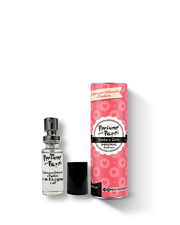SONHO A DOIS 8 ml - MINI Perfume para Artesanato e Papelaria - Perfume para Papel