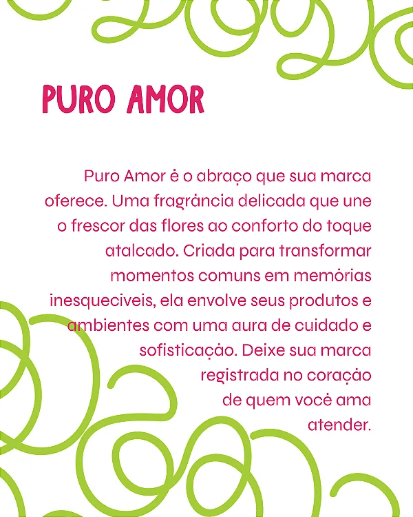 PURO AMOR 2 ml - POCKET Perfume para Artesanato e Papelaria - Perfume para Papel