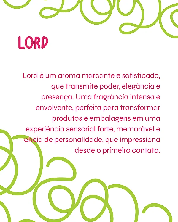 LORD 2 ml - POCKET Perfume para Artesanato e Papelaria - Perfume para Papel