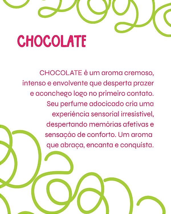 CHOCOLATE 2 ml - POCKET Perfume para Artesanato e Papelaria - Perfume para Papel