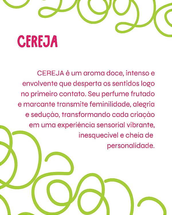 CEREJA 2 ml - POCKET Perfume para Artesanato e Papelaria - Perfume para Papel