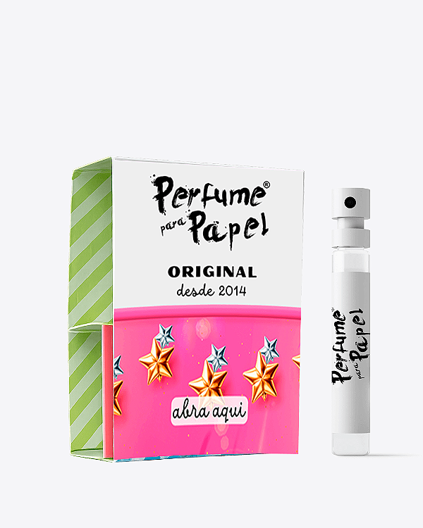 EDIÇÃO 10 ANOS 2 ml - POCKET Perfume para Artesanato e Papelaria - Perfume para Papel
