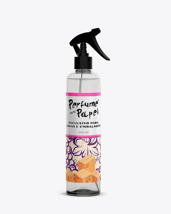 UVINHA 200 ml - SPRAY Perfume para Caixa e Embalagens - Perfume para Papel