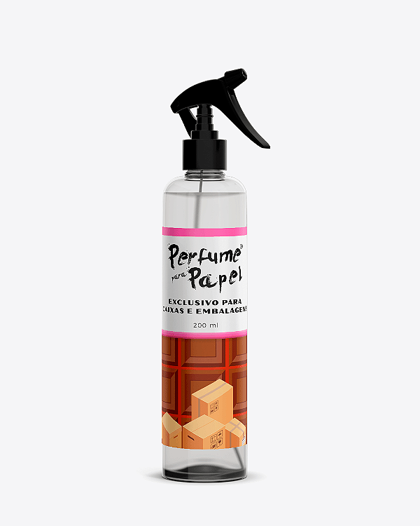 CHOCOLATE 200 ml - SPRAY Perfume para Caixa e Embalagens - Perfume para Papel
