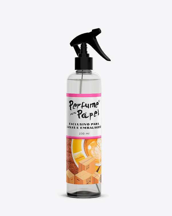CAPPUCCINO 200 ml - SPRAY Perfume para Caixa e Embalagens - Perfume para Papel