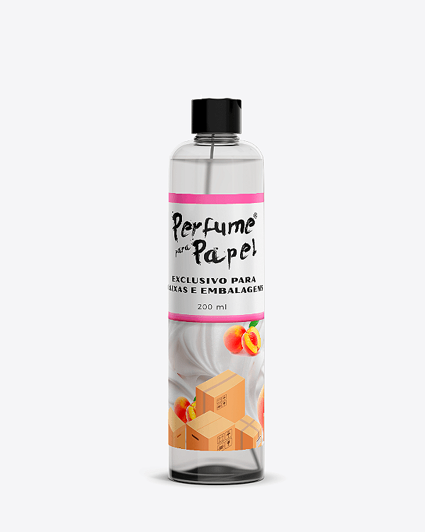 CHANTILY COM PÊSSEGO 200 ml - REFIL Perfume para Caixa e Embalagens - Perfume para Papel