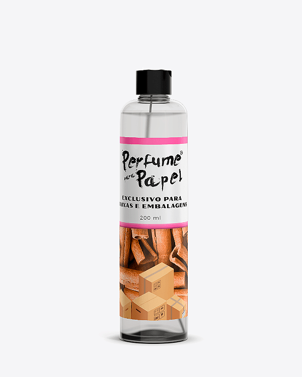 CANELA 200 ml - REFIL Perfume para Caixa e Embalagens - Perfume para Papel