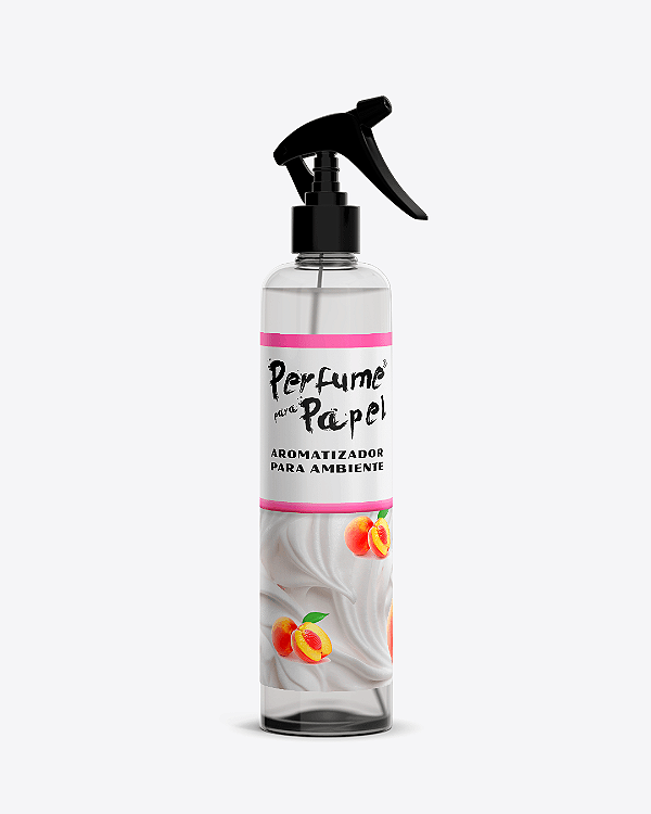 CHANTILY COM PÊSSEGO 200 ml - SPRAY Perfume para Ambiente - Perfume para Papel