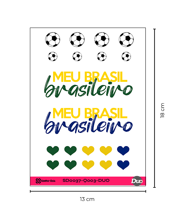 Transfer Termocolante DTF Cartela 13x18cm Copa