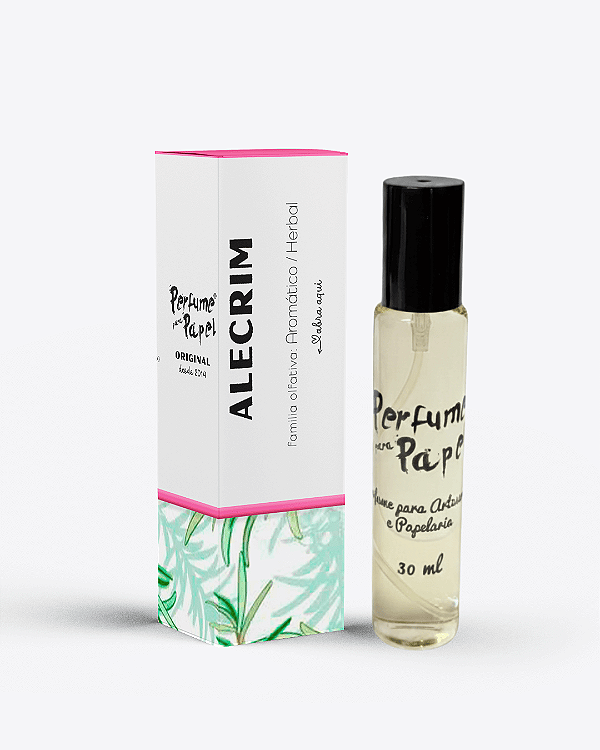 ALECRIM 30 ml - Perfume para Artesanato e Papelaria - Perfume para Papel