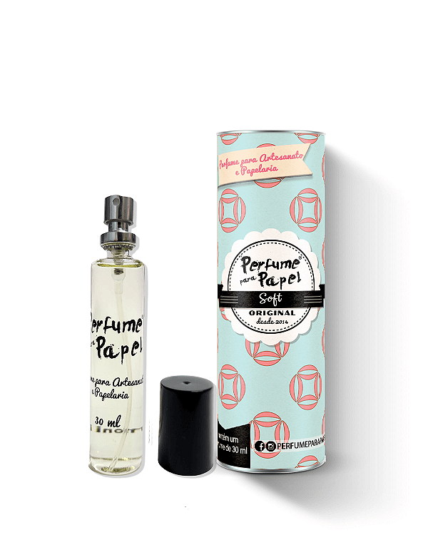 SOFT 30 ml - Perfume para Artesanato e Papelaria - Perfume para Papel