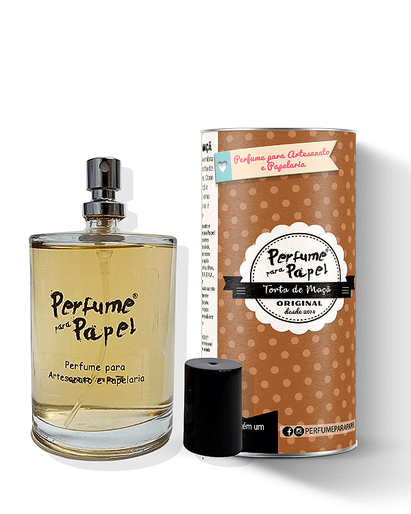 TORTA DE MAÇÃ 100 ml - MEGA Perfume para Artesanato e Papelaria - Perfume para Papel
