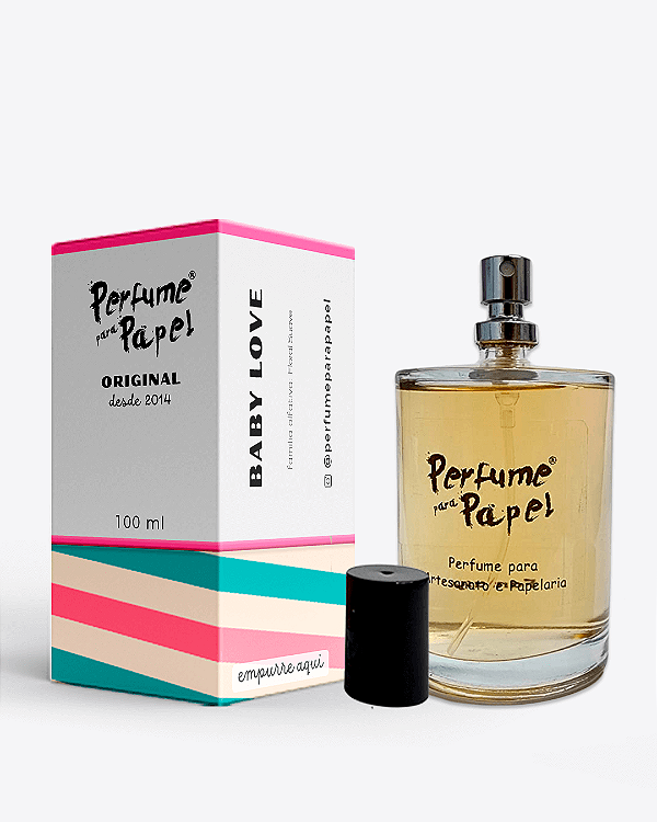 BABY LOVE 100 Ml - MEGA Perfume Para Artesanato e Papelaria - Perfume para Papel
