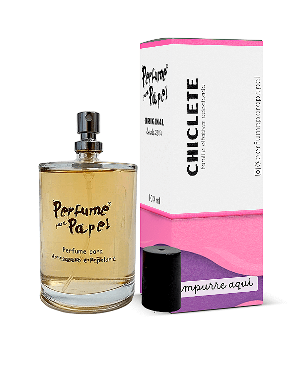 CHICLETE 100 ml - MEGA Perfume para Artesanato e Papelaria - Perfume para Papel