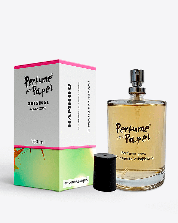 BAMBOO 100 Ml - MEGA Perfume Para Artesanato e Papelaria - Perfume para Papel