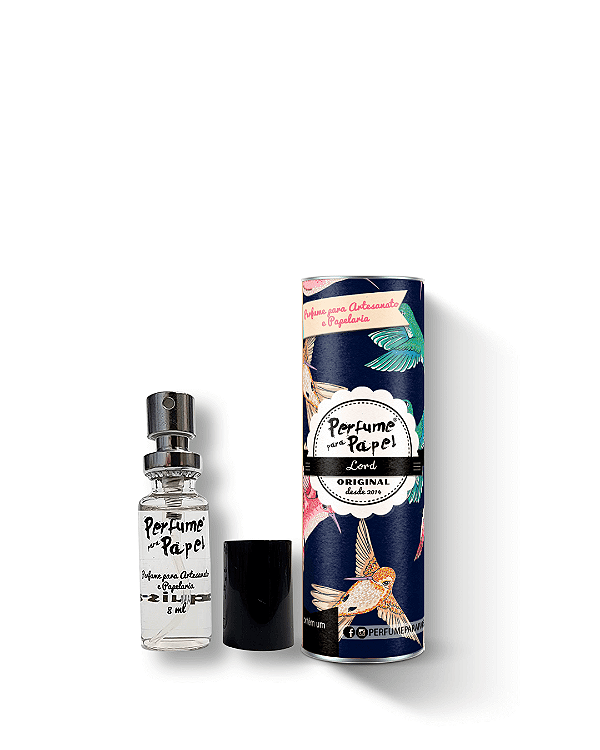 LORD 8 ml - MINI Perfume para Artesanato e Papelaria - Perfume para Papel