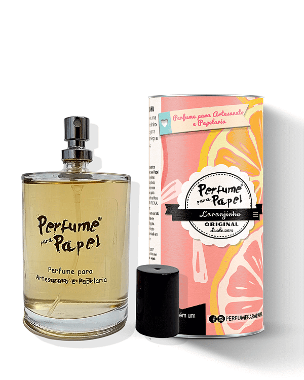 LARANJINHA 100 ml - MEGA Perfume para Artesanato e Papelaria - Perfume para Papel