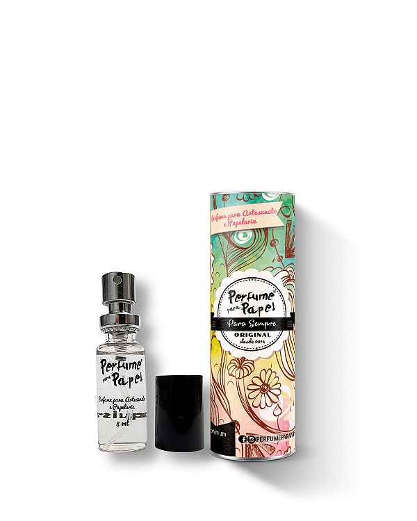 PARA SEMPRE 8 ml - MINI Perfume para Artesanato e Papelaria - Perfume para Papel