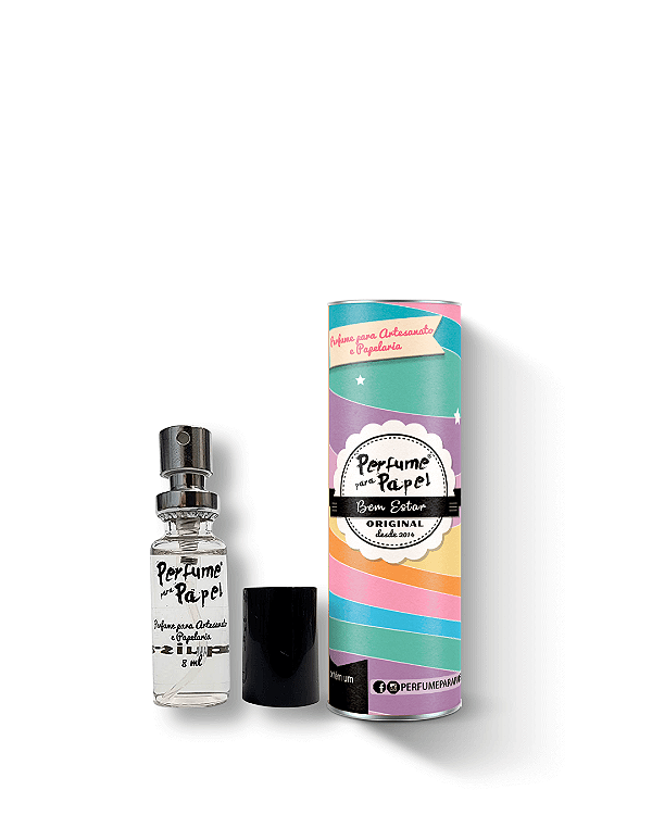 BEM ESTAR 8 ml - MINI Perfume para Artesanato e Papelaria - Perfume para Papel