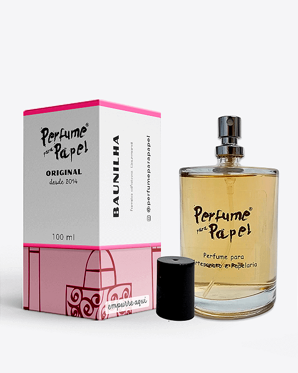 BAUNILHA 100 Ml - MEGA Perfume Para Artesanato e Papelaria - Perfume para Papel