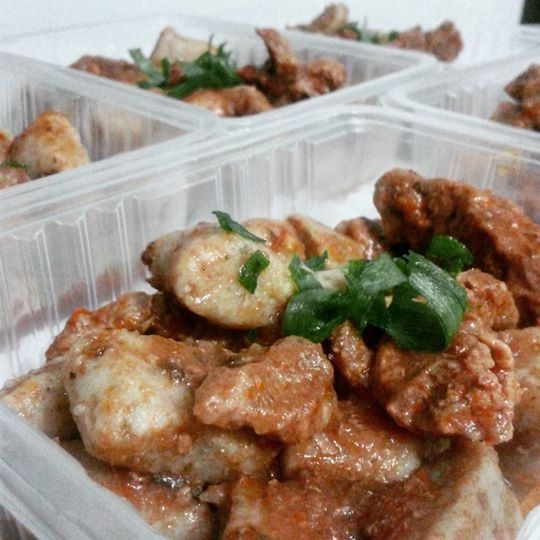 kit Nhoque de batata doce com patinho em tiras