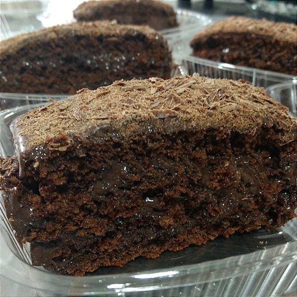 Bolo proteico de brigadeiro