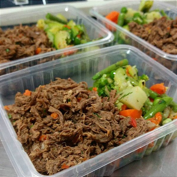 Kit Low carb com carne de panela desfiada