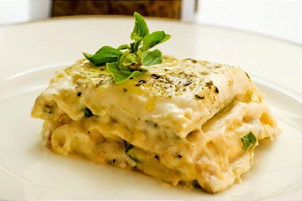Lasanha de Crepioca com Palmito