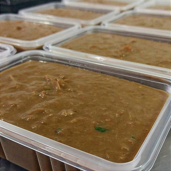 Sopa Cremosa de Lentilha com carne