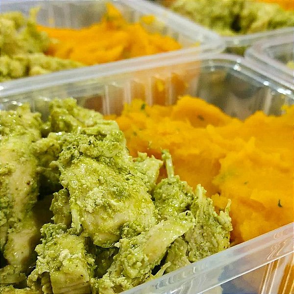 Kit Purê de Abóbora com Frango ao pesto