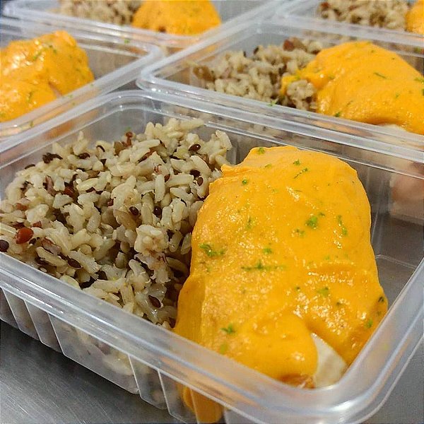 Kit arroz 7 grãos com Frango à Rolê