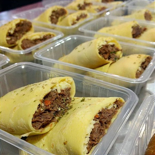 Kit Crepioca de Carne de Panela com queijo