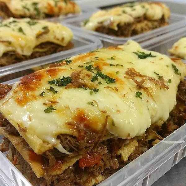 Lasanha de Crepioca com Carne de Panela
