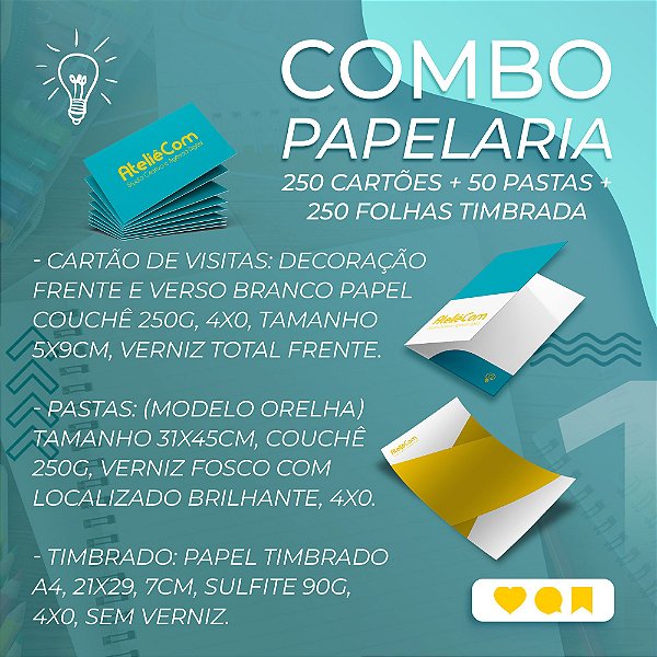 COMBO PAPELARIA 1