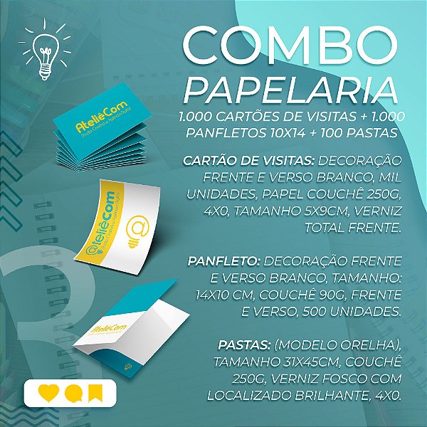 COMBO PAPELARIA 3