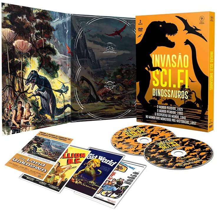 Invasão Sci-Fi - Dinossauros  Com 2 dvd's