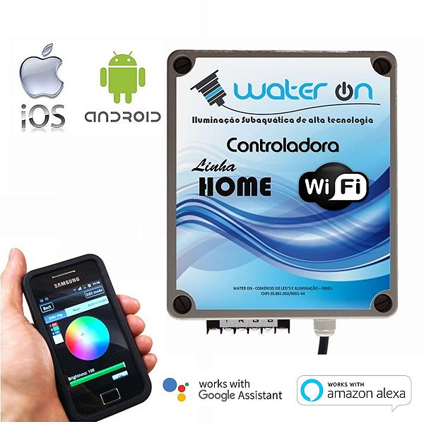 Central de Comando LED RGB Home WiFi AUX1