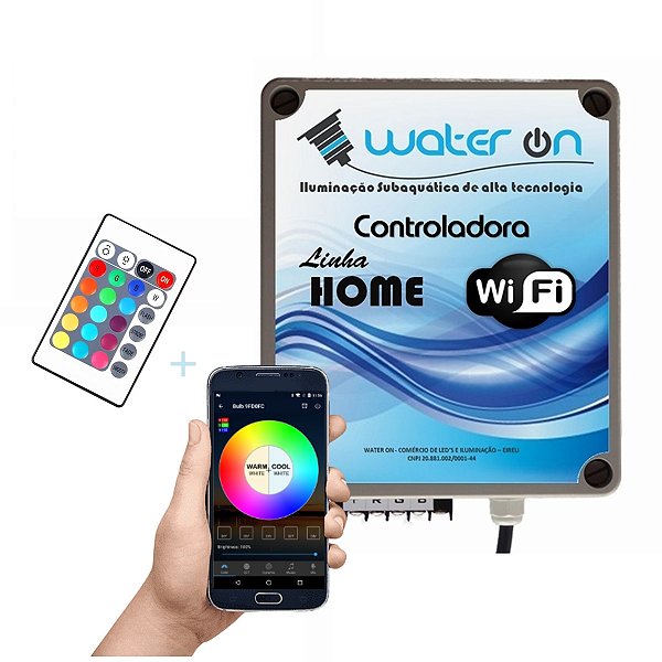Central de Comando LED RGB Home WiFi AUX1