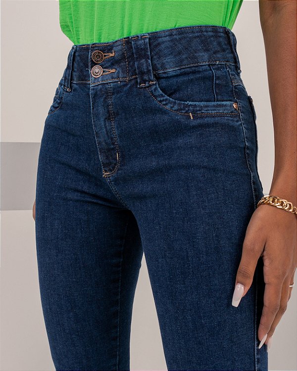 Calça Cigarrete Jeans Escuro - Loopper K3058688 LycraXTRALIFE® - Melhor  Jeans do Brasil