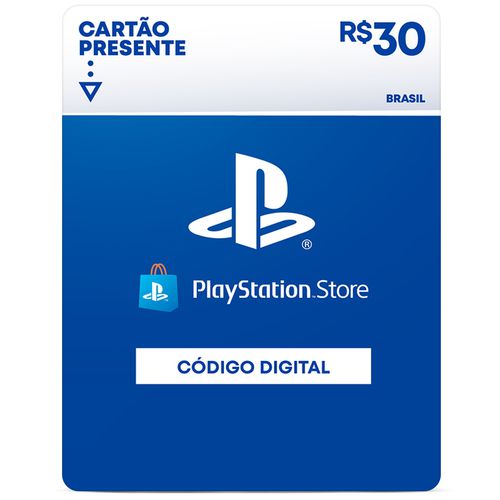 Gift Card Playstation Store Brasil R$30 reais