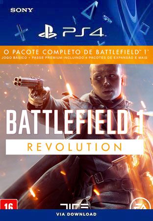 Battlefield 1 Revolution PS4 Midia Digital