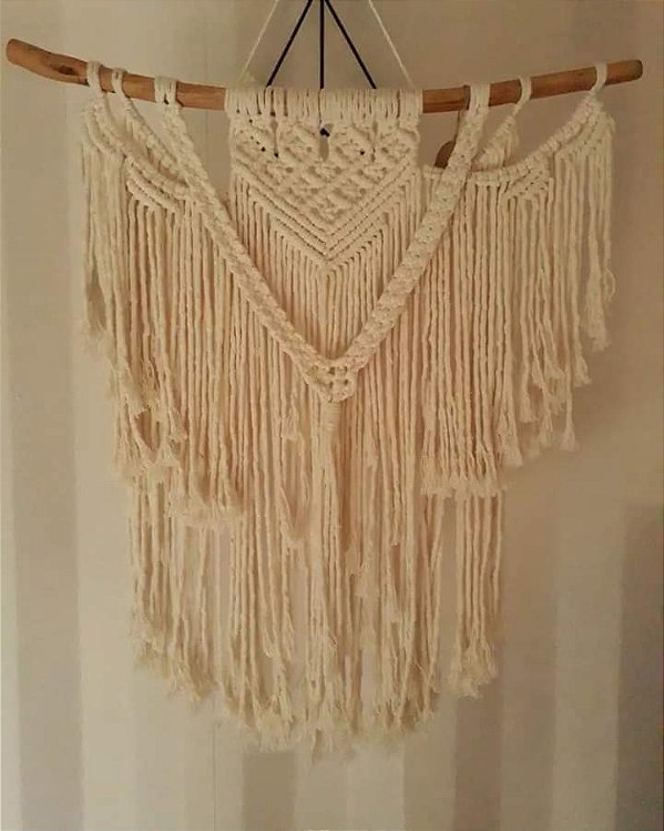 Painel em macramê