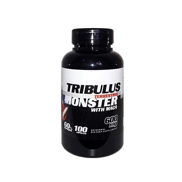 Tribulus Terrestris Monster With Maca 100 Cápsulas 600 mg Cia