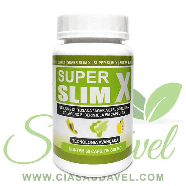 Super Slim X Emagrecedor - 60 cáps - 640 mg